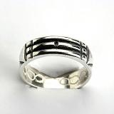 ANILLO ATLANTE EN PLATA DE LEY (Pequeño) | Tienda Esotérica