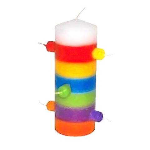 VELÓN 7 MECHAS 7 COLORES | Tienda Esotérica