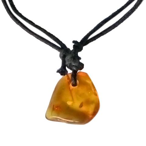 COLGANTE ÁMBAR c/cordón | Tienda Esotérica