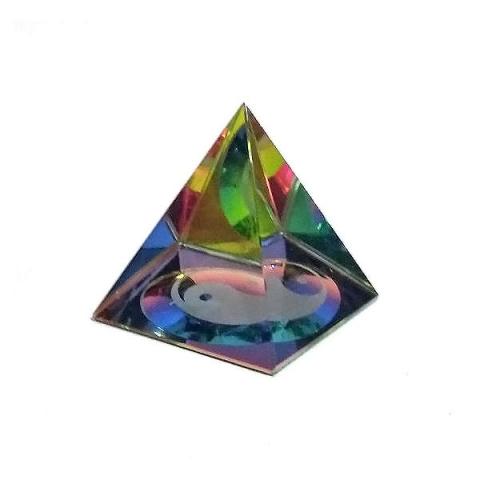 PIRÁMIDE CRISTAL IRIS | Tienda Esotérica