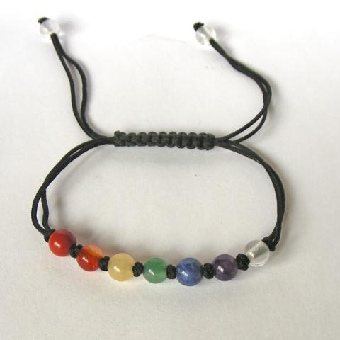 PULSERA CHACRAS C/CORDON | Tienda Esotérica